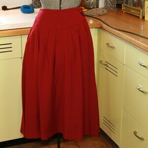 BIS Wool Women's Skirt Retro Dress Attire